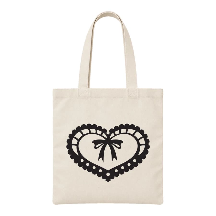 Tote bag — Cœur romantique