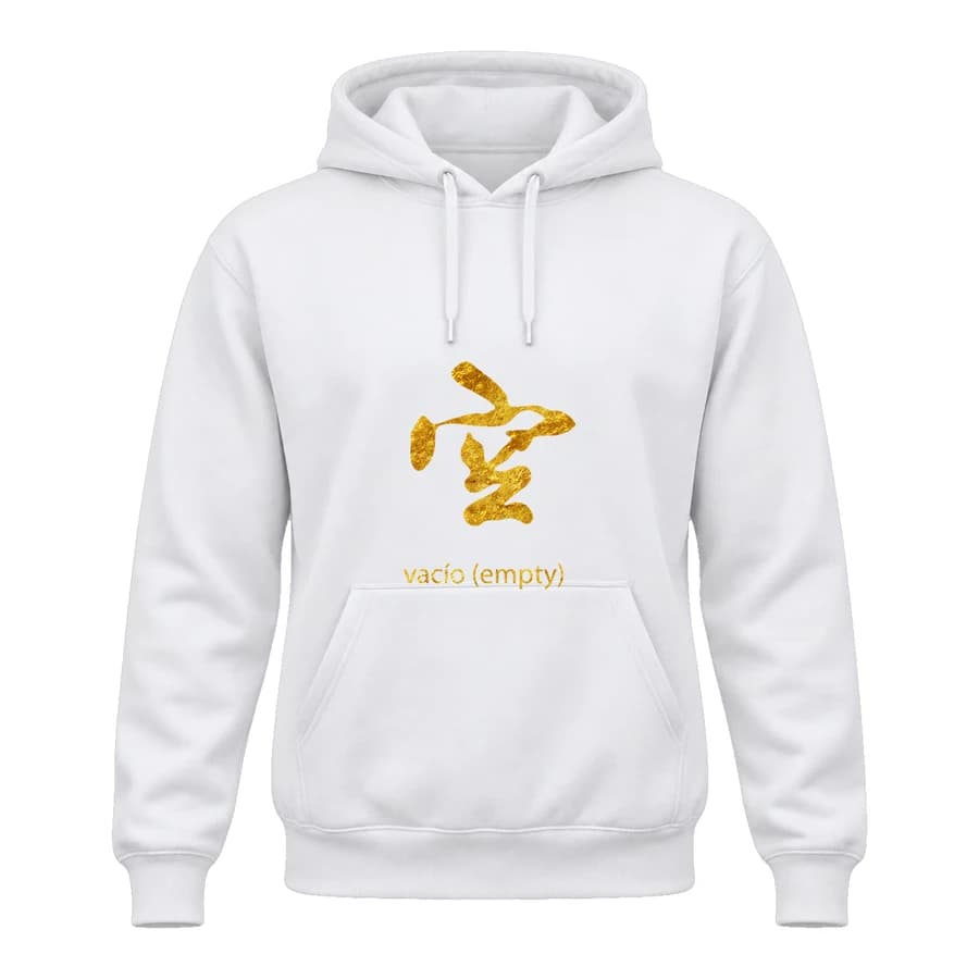 Hoodie — Kanji doré · Volonté