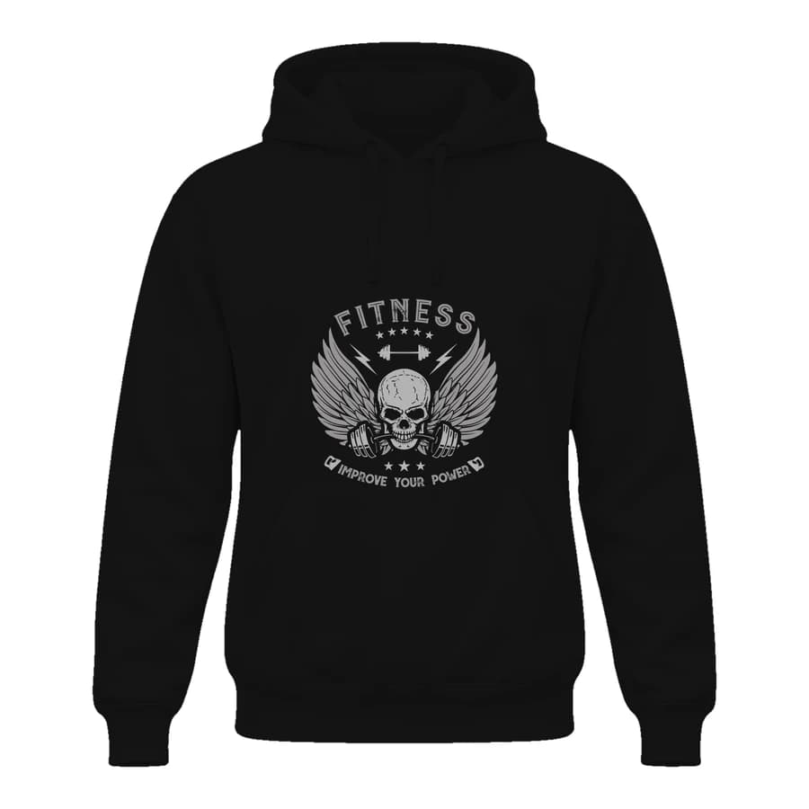 Hoodie — Fitness · Toujours plus fort