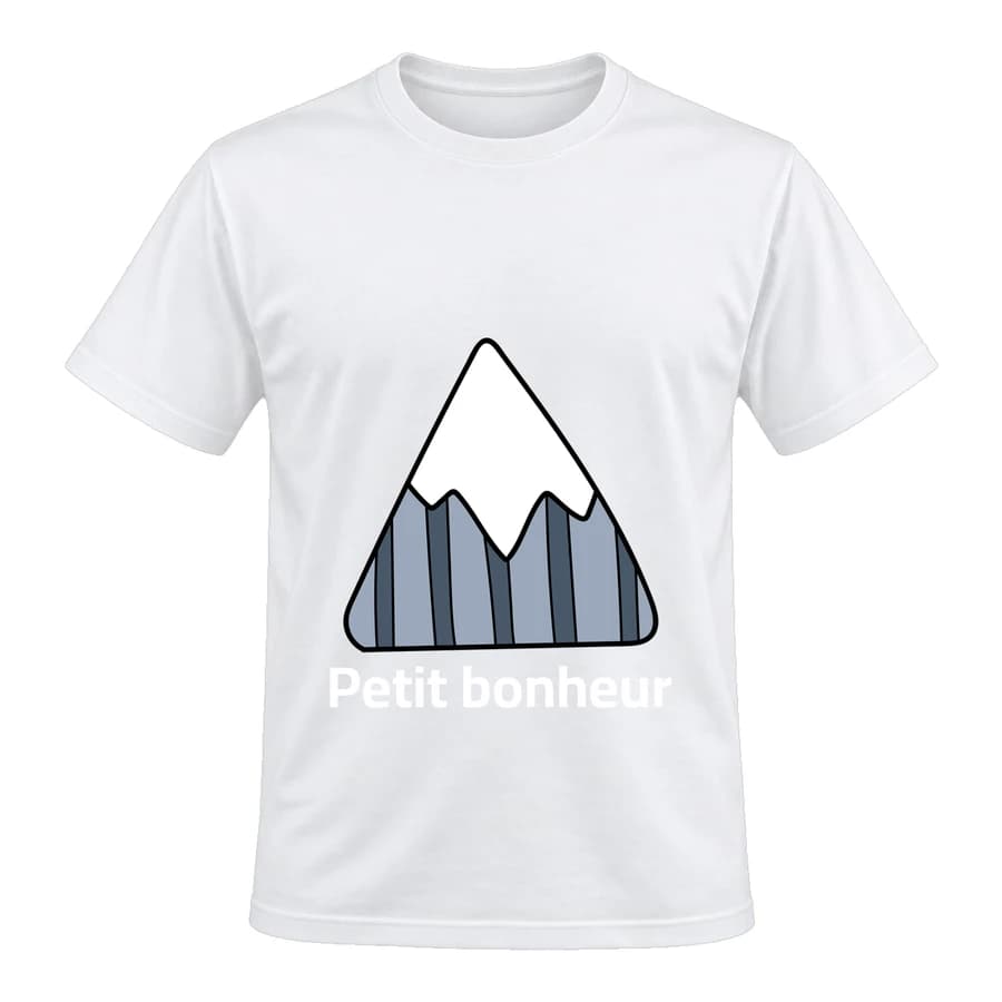 T-shirt — Sommet enneigé