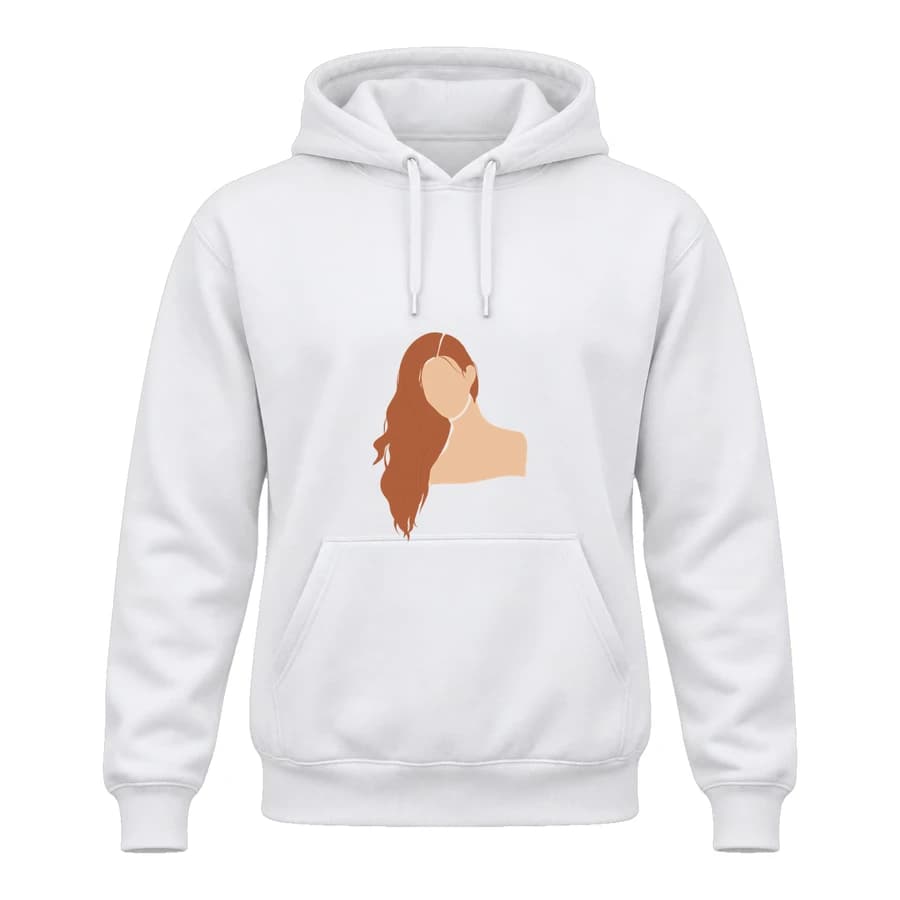 Hoodie — Portrait · Ligne douce