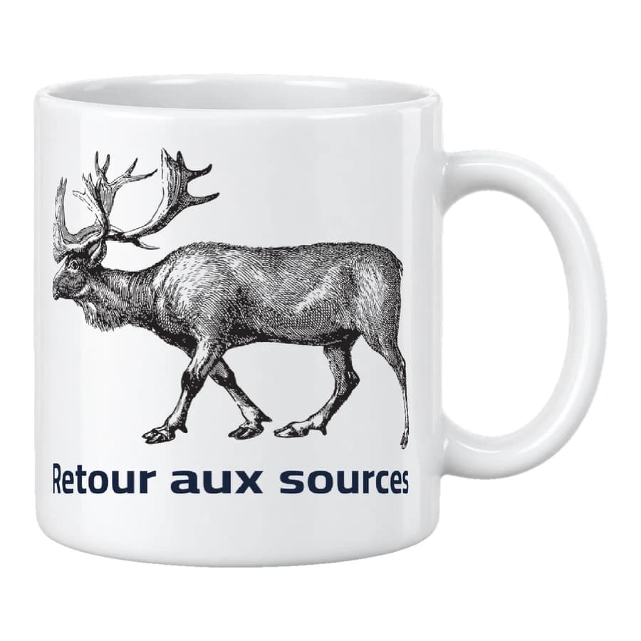 Mug — Élan · Gravure vintage