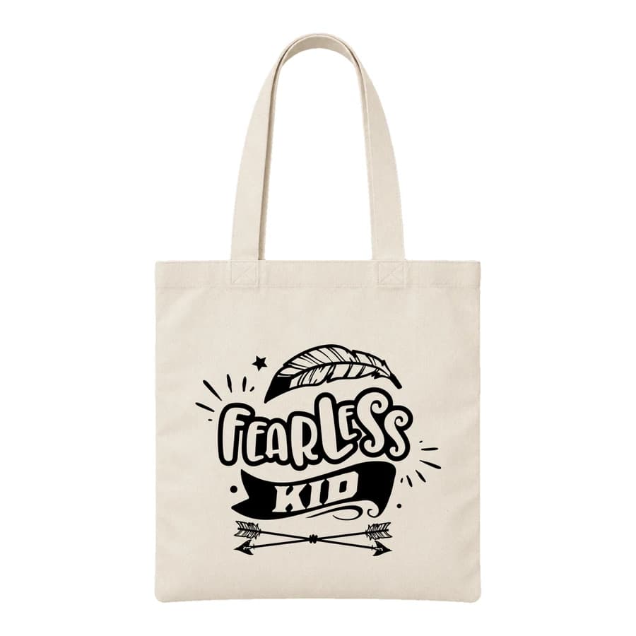 Tote bag — Fearless kid