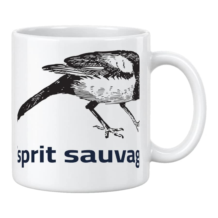 Mug — Oiseau · Gravure vintage