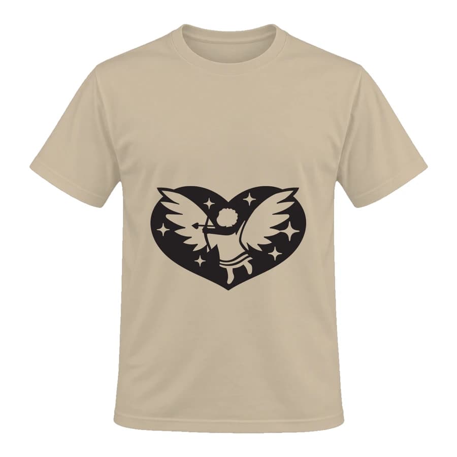T-shirt — Cœur romantique