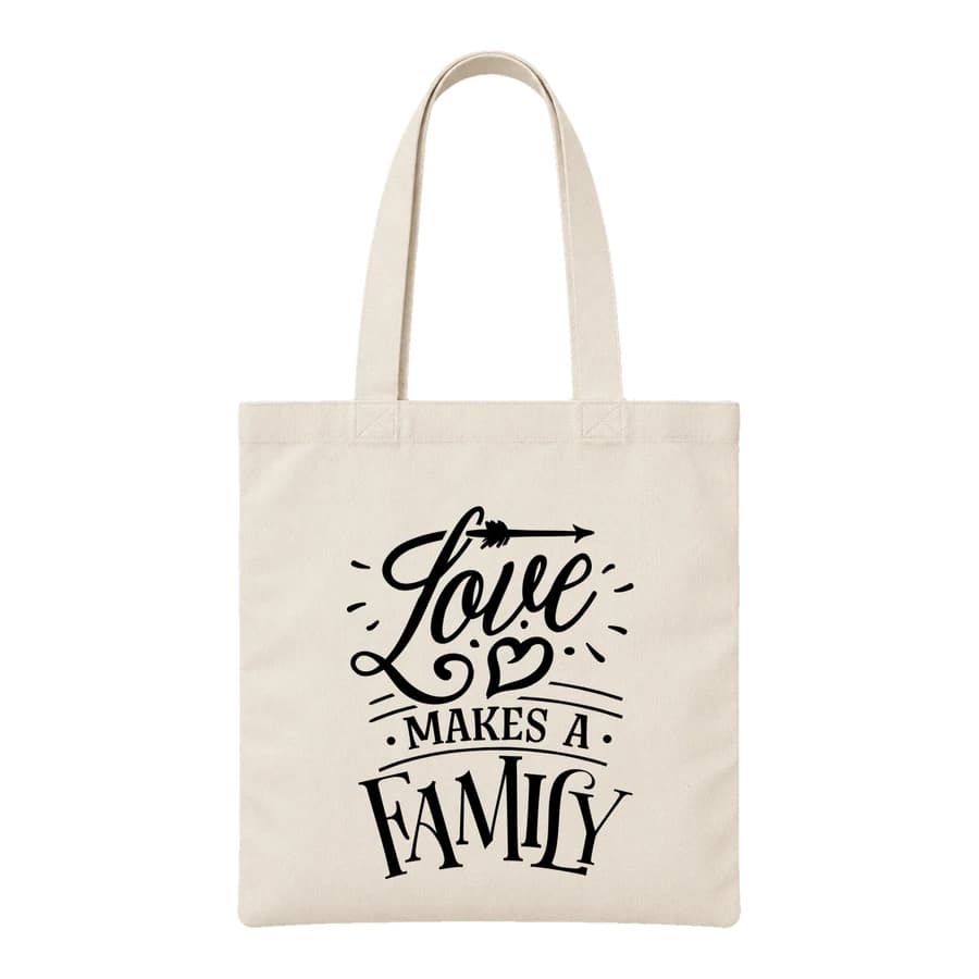 Tote bag — Famille de cœur