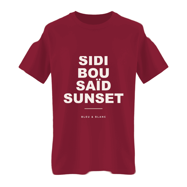 Sidi Bou Saïd Sunset Tee · Dar Démo