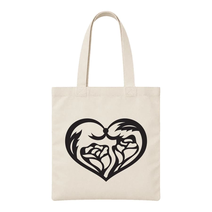 Tote bag — Cœur ailé