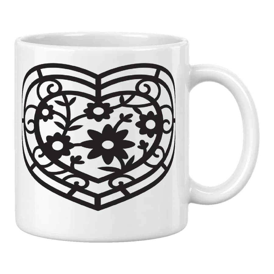 Mug — Cœur ajouré