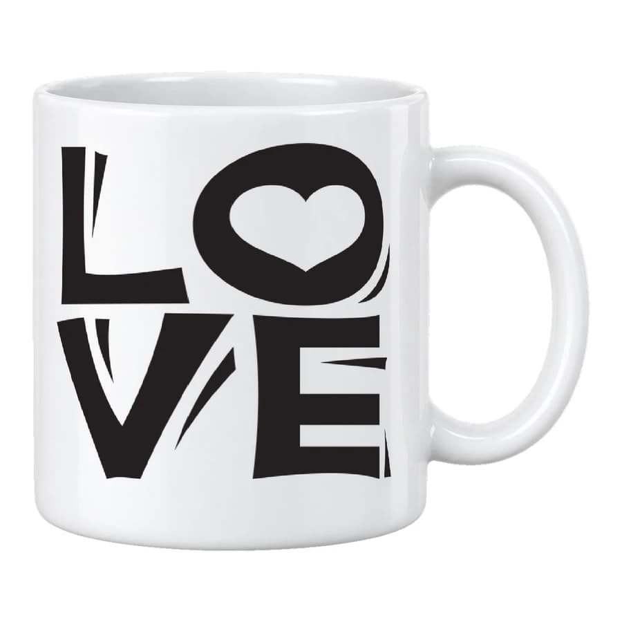 Mug — Cœur en dentelle