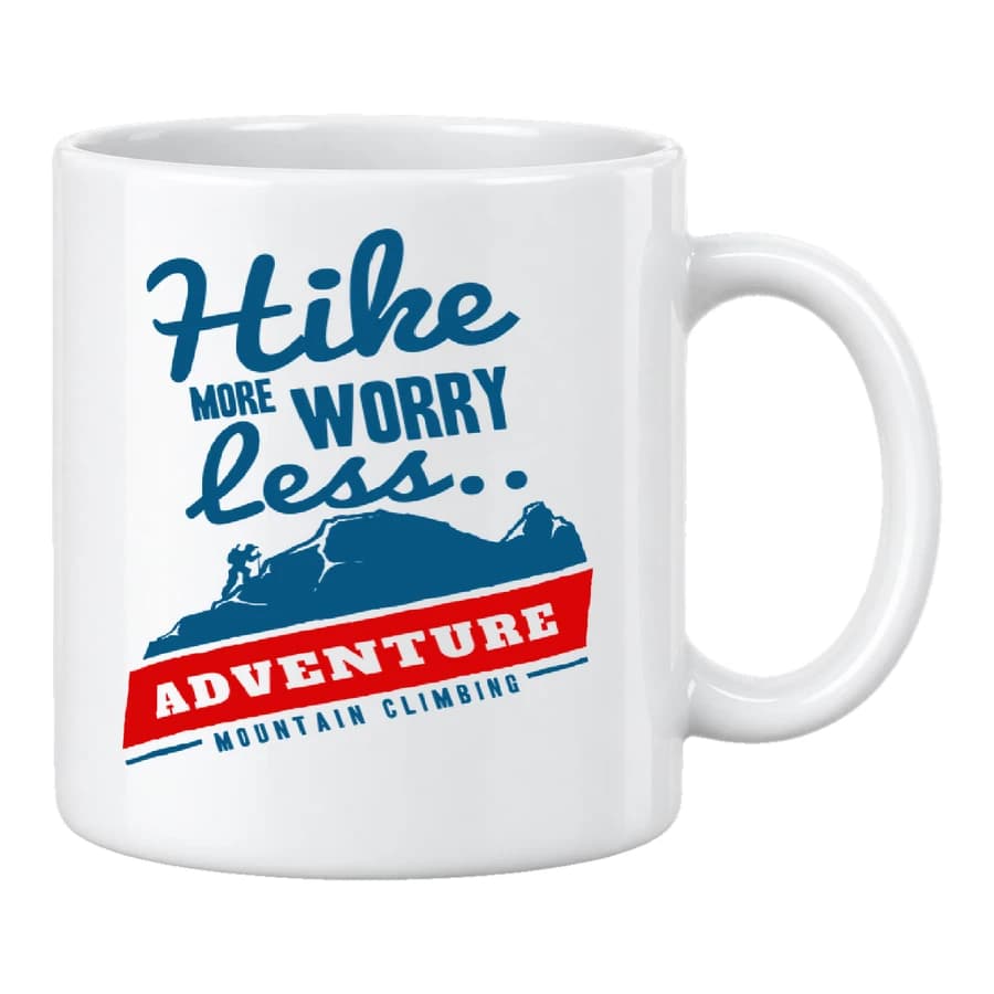 Mug — Hike More Worry Less