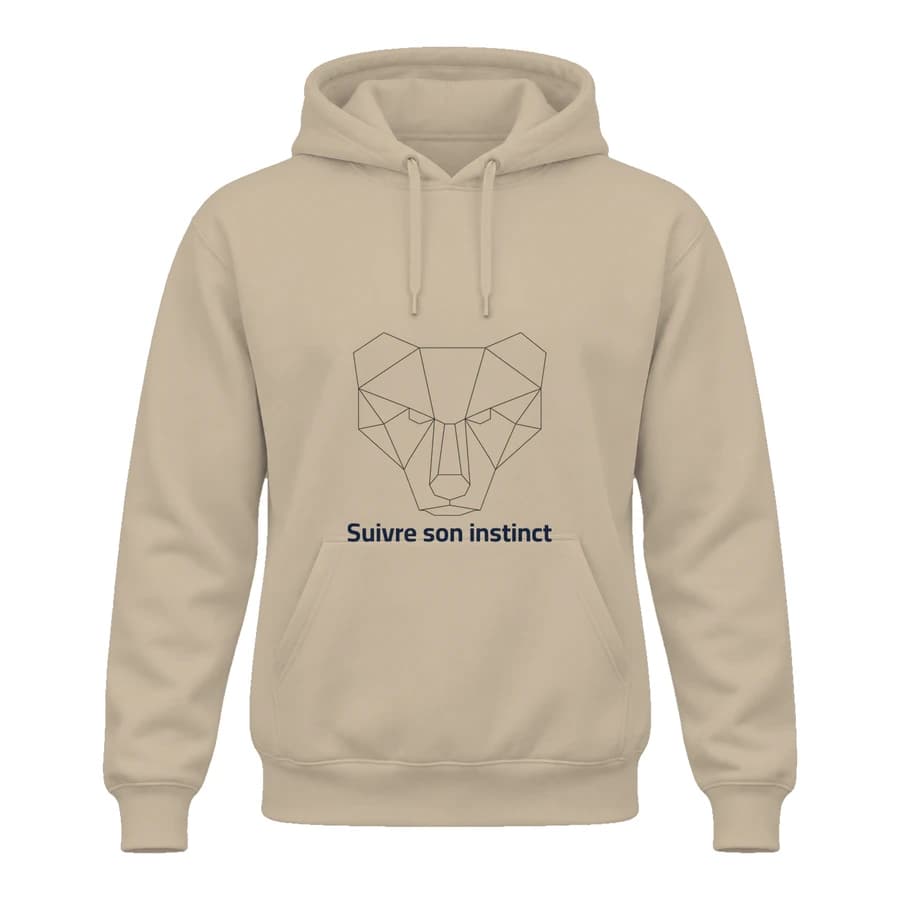 Hoodie — Ours · Lignes géométriques
